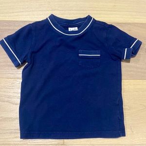 Janie and Jack toddler boy navy top